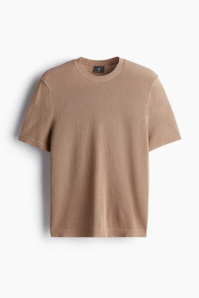 Slim Fit Woven T-shirt