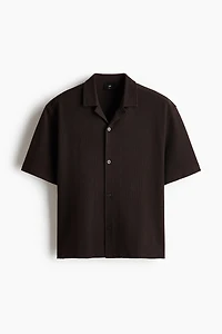 Chemise décontractée à col cubain