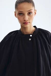 Balloon-Sleeved Modal Jacket