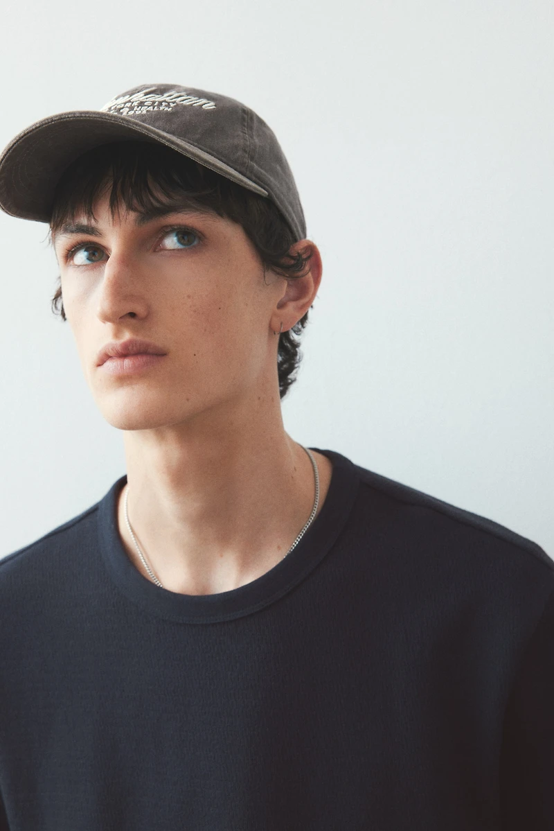 Regular Fit Waffled T-Shirt
