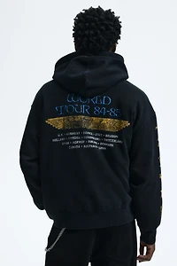 Oversized Fit Printed Hoodie