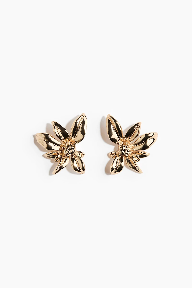 Boucles d'oreilles en forme de fleurs