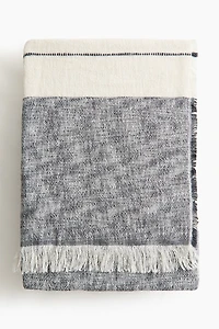 Linen-Blend Throw
