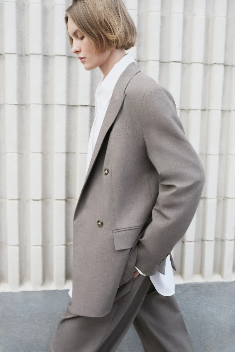 Double-Breasted Blazer