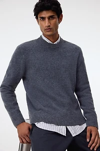 Regular-Fit Brushed Sweater