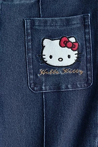 Denim-Look Flared Jeggings