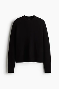 Regular-Fit Rib-Knit Wool Sweater