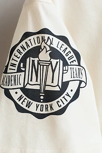 Printed cotton T-shirt