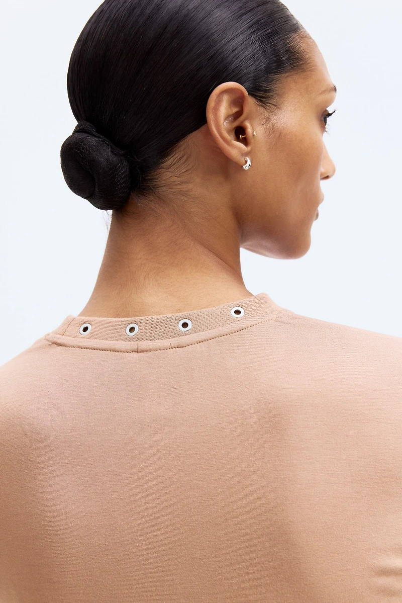 Metal-Detail T-Shirt