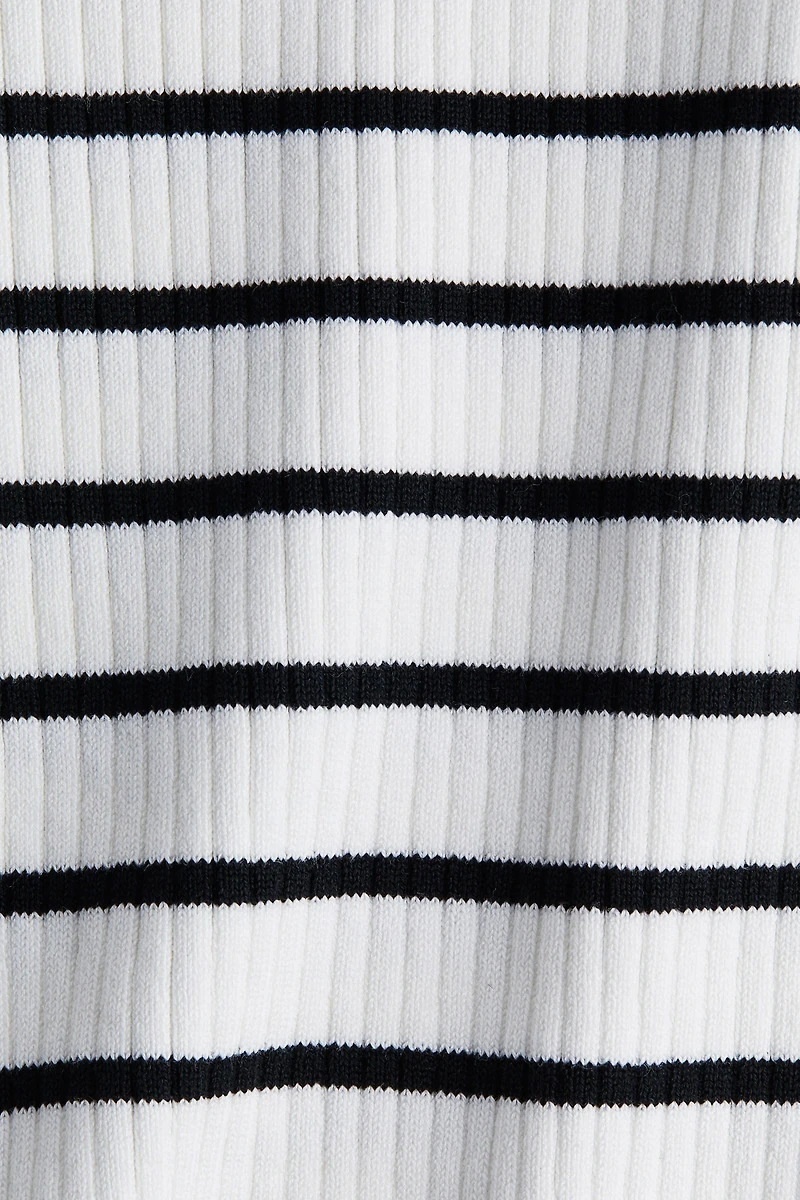 Rib-knit Top
