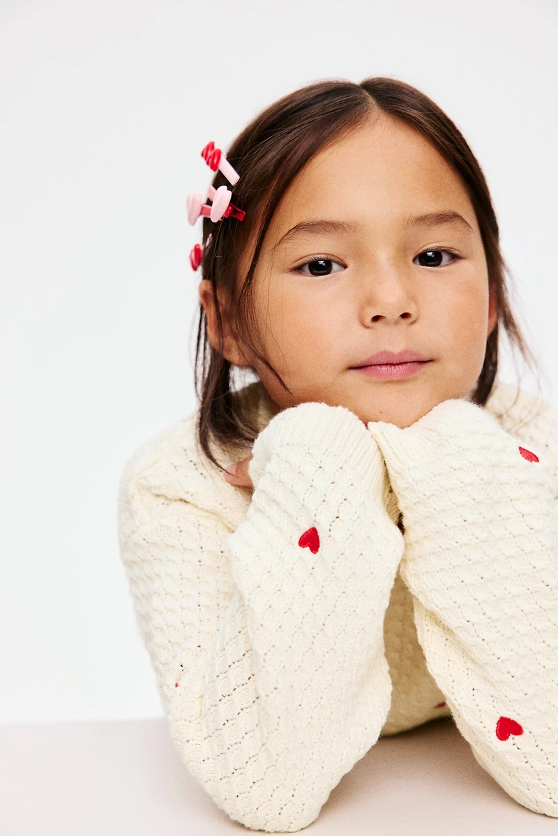 Textured-Knit Sweater