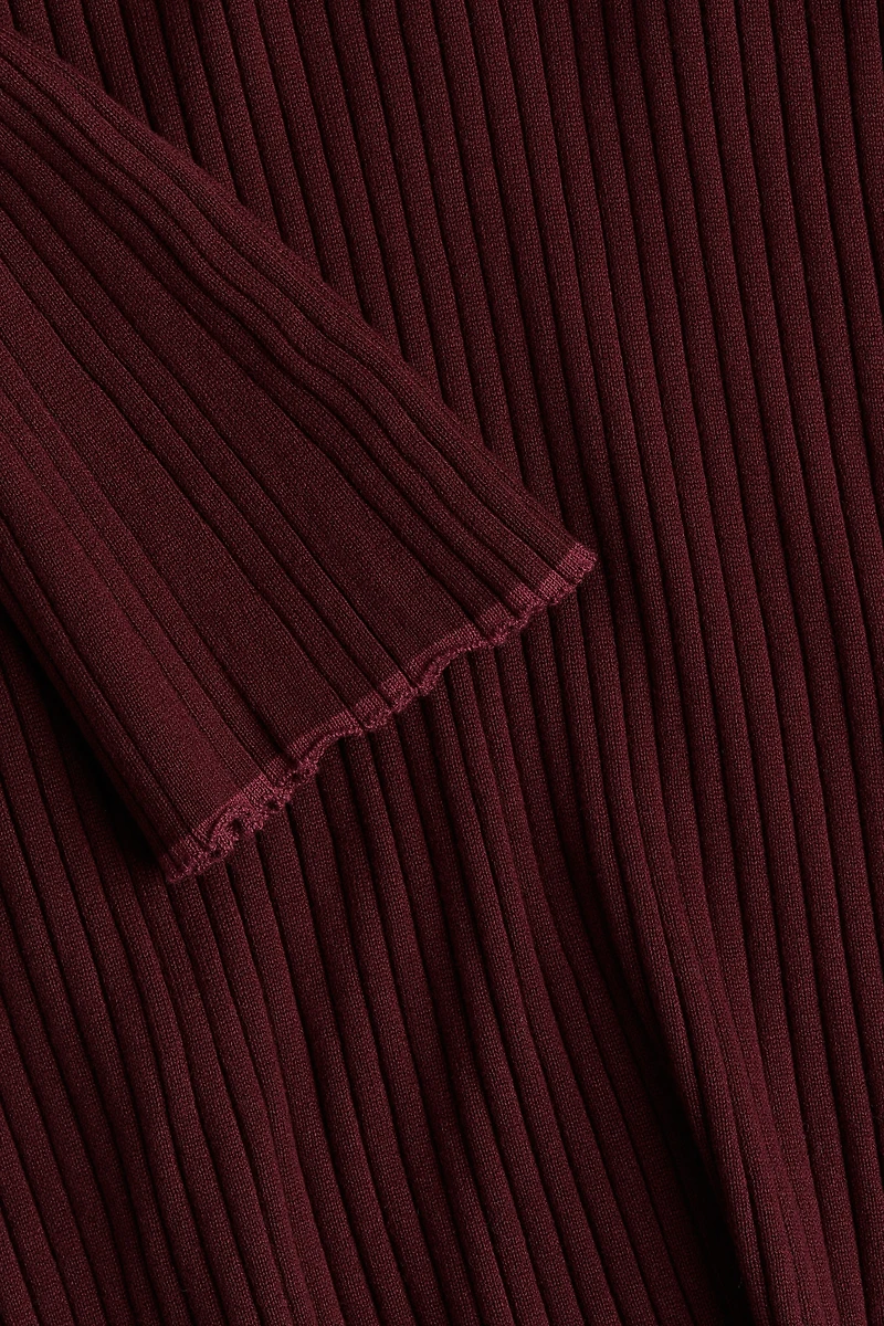 Rib-Knit Dress