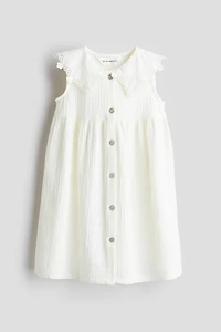 Muslin Dress with Collar