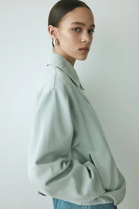 Bomber Jacket with Collar