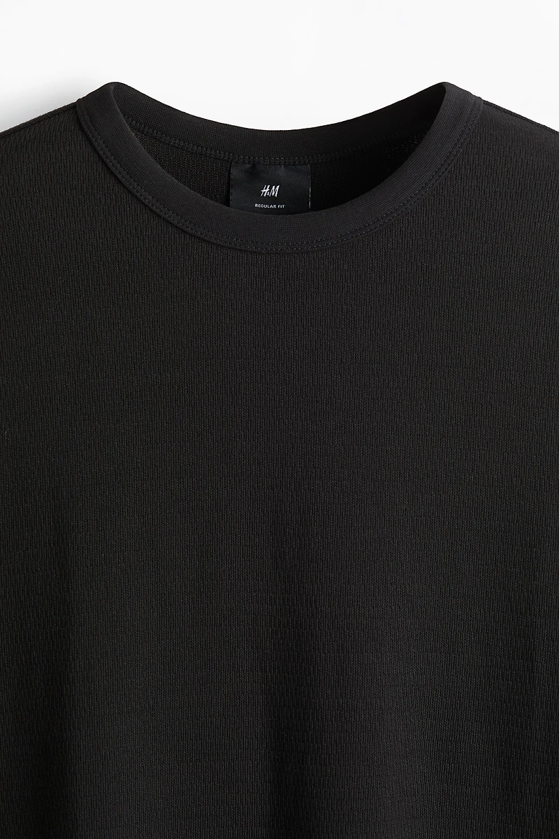 Regular Fit Waffled T-Shirt