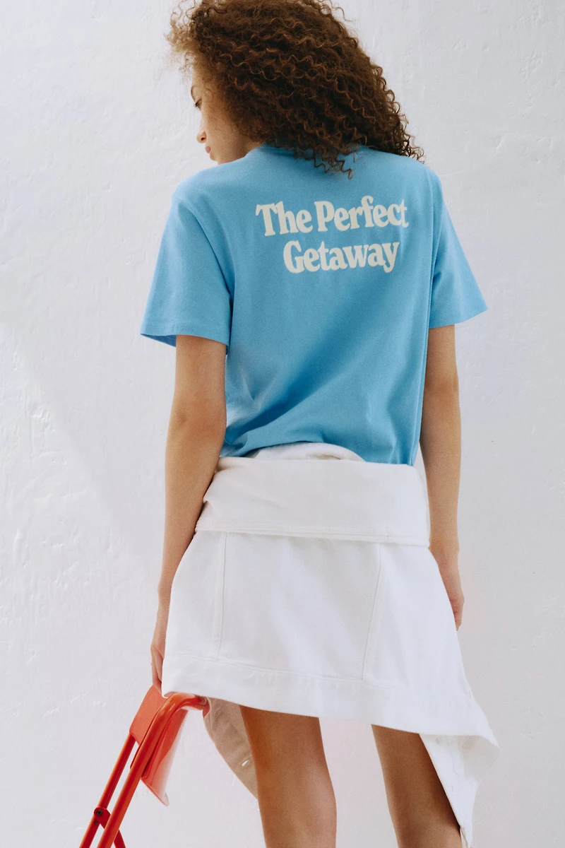 Printed Cotton T-Shirt