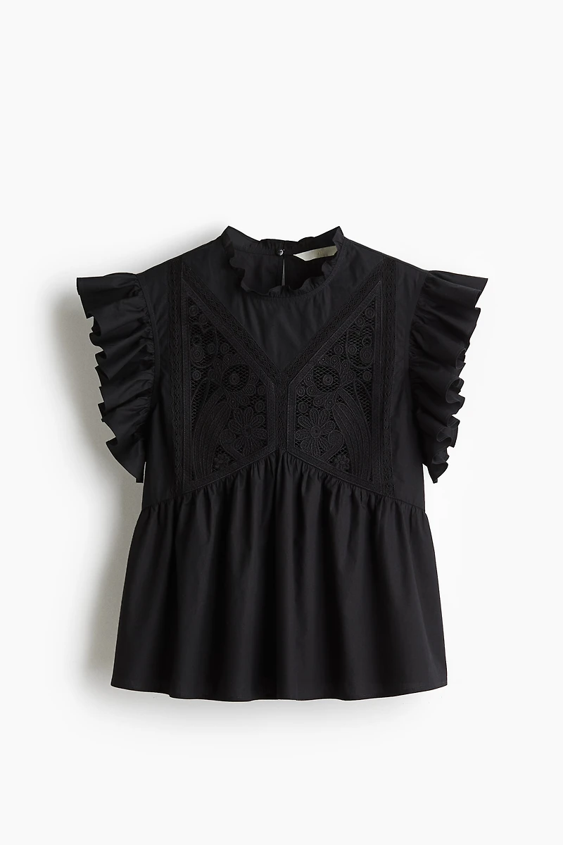 Embroidered Cotton Blouse