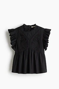 Embroidered Cotton Blouse