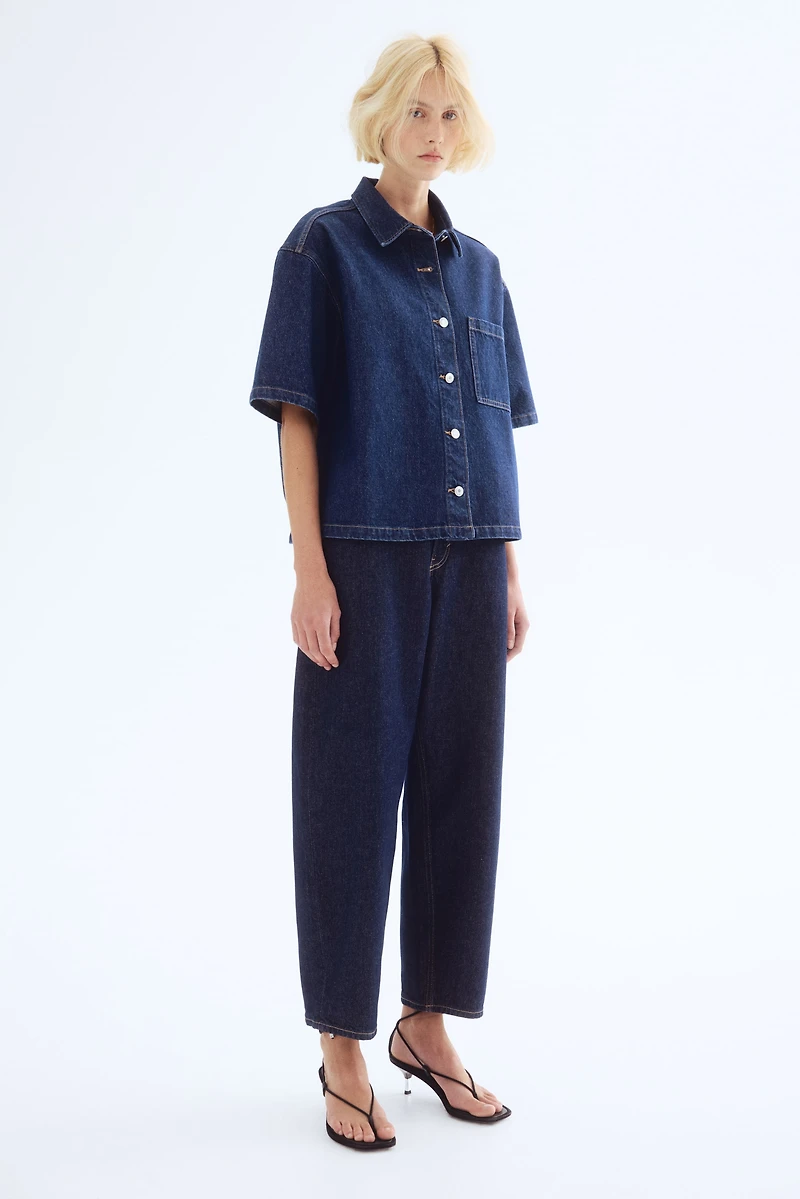 Oversized Denim Shirt