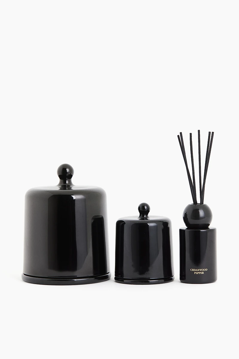 Scented Candle with Cloche Lid