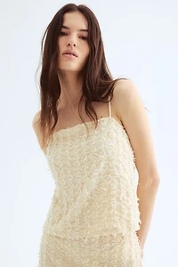 Frayed Camisole Top