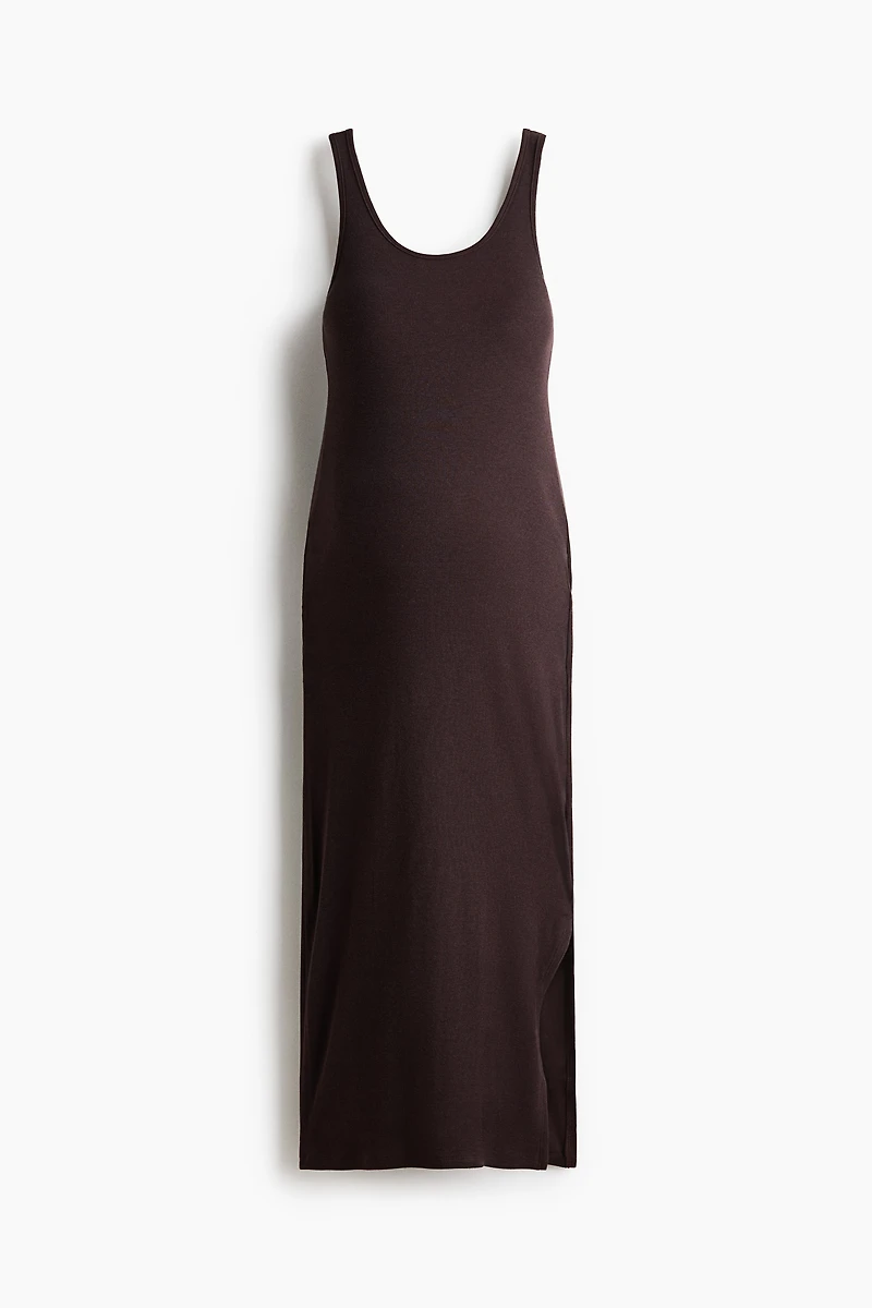 MAMA Ribbed Jersey Dress