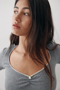 Cotton Pointelle Pajamas