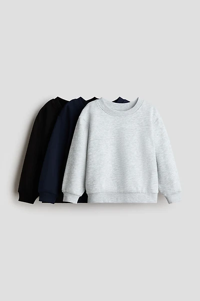 3-Pack Brushed-Inside Sweatshirts