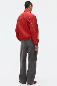 Jean flottant avec pinces