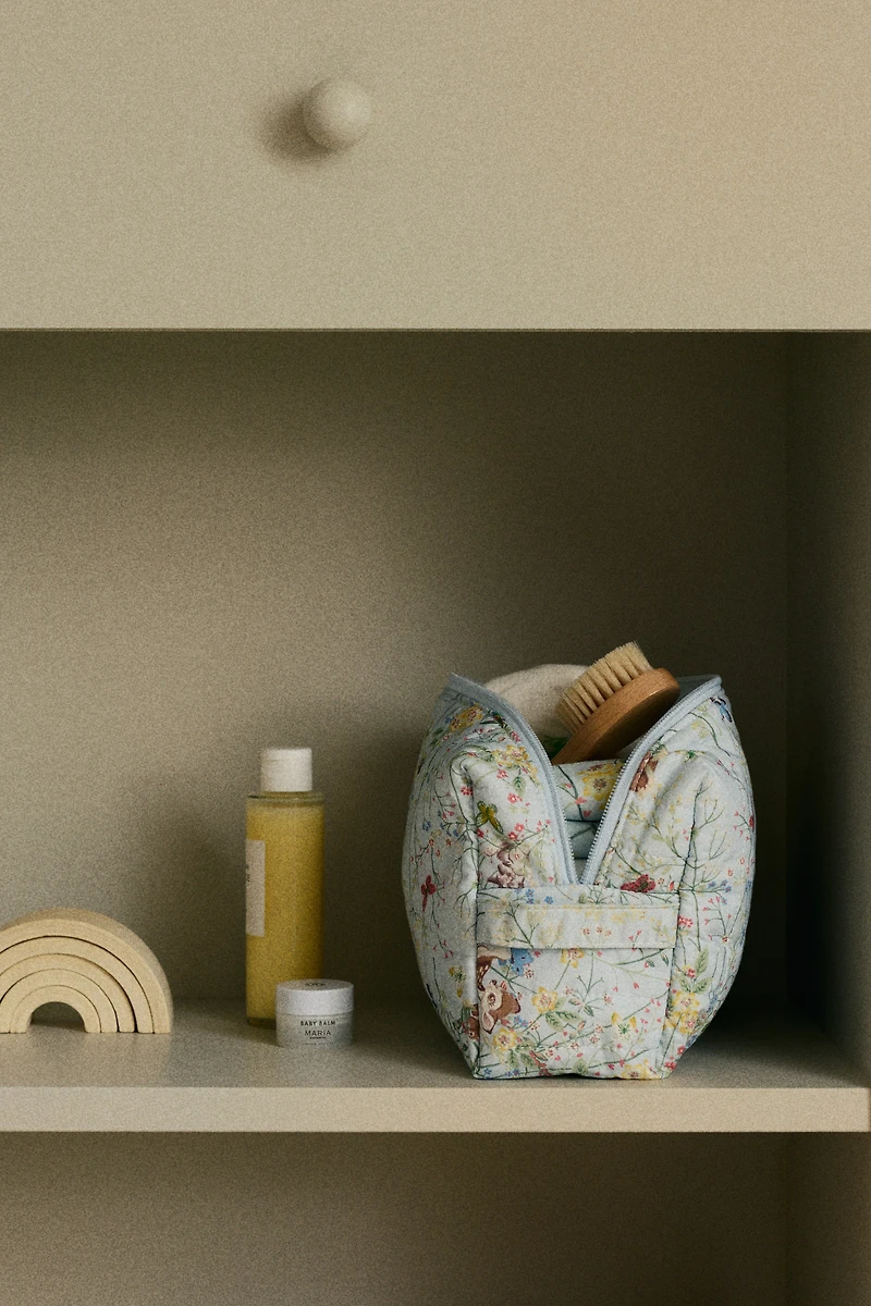 Quilted Cotton Diaper Bag