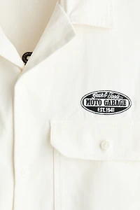 Relaxed-Fit Short-Sleeved Utility Shirt