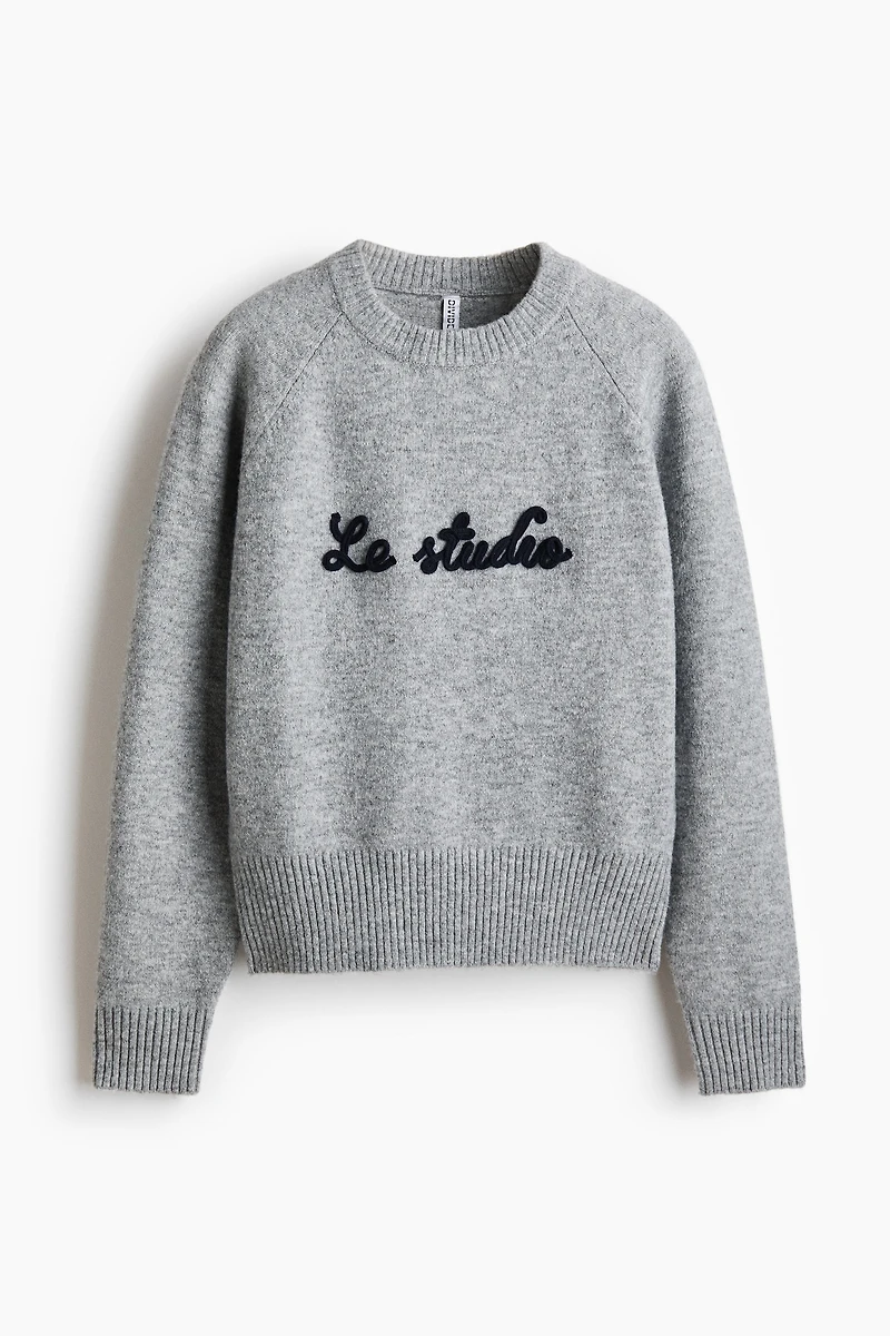 Appliquéd Sweater