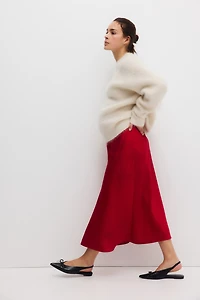 MAMA Satin Slip Skirt