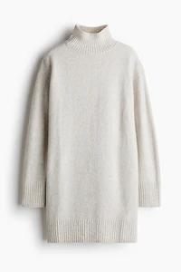 Knit Mock Turtleneck Dress