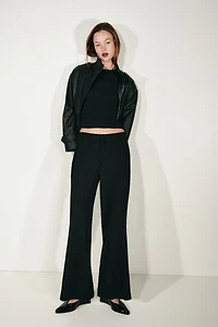 Textured Jersey Pants