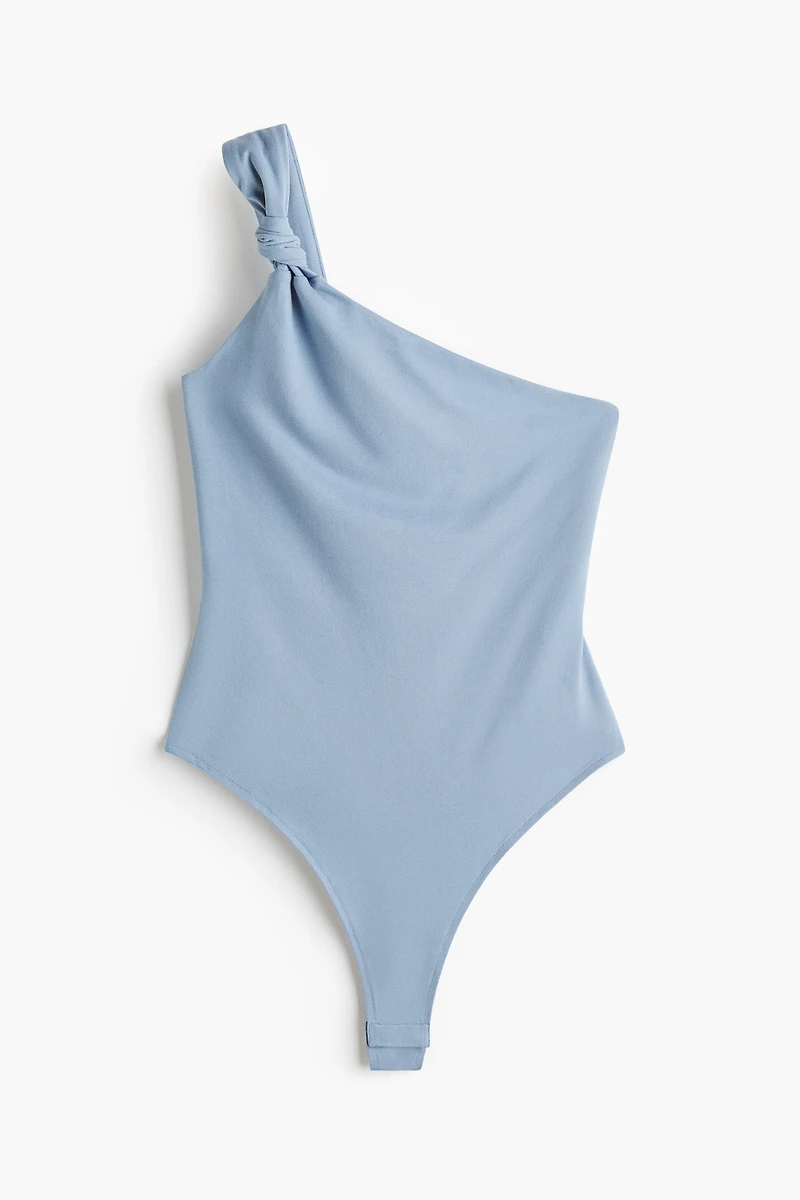 One-Shoulder Thong Bodysuit