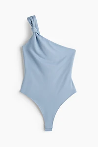 One-Shoulder Thong Bodysuit