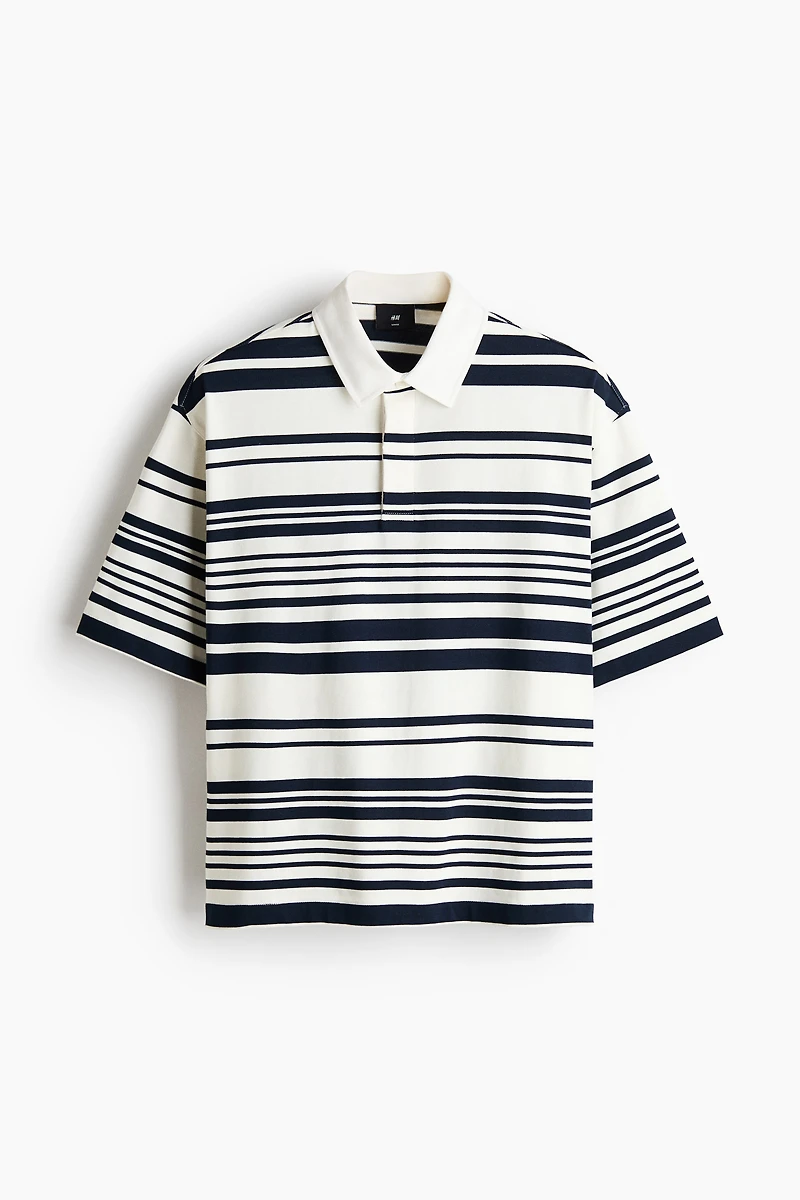 Loose-Fit Cotton Rugby Shirt