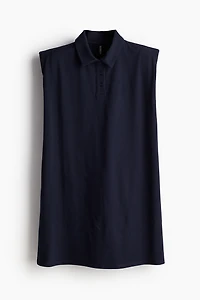 Robe polo à épaulettes
