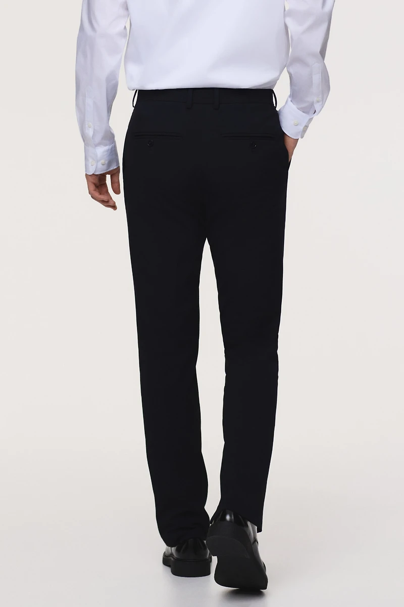 Slim-Fit Tailored Pants