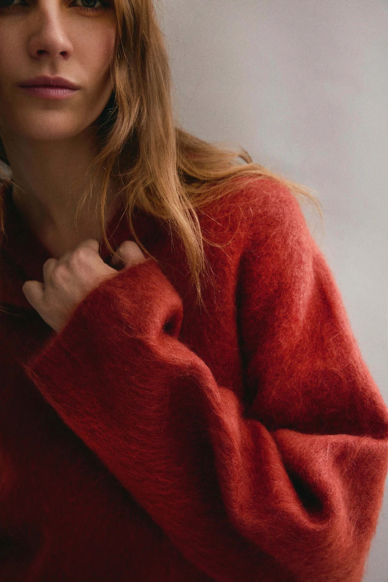 Oversized Mohair-Blend Sweater