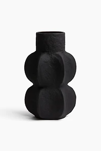Vase en grès cérame texturé