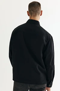 Relaxed-Fit Twill Overshirt