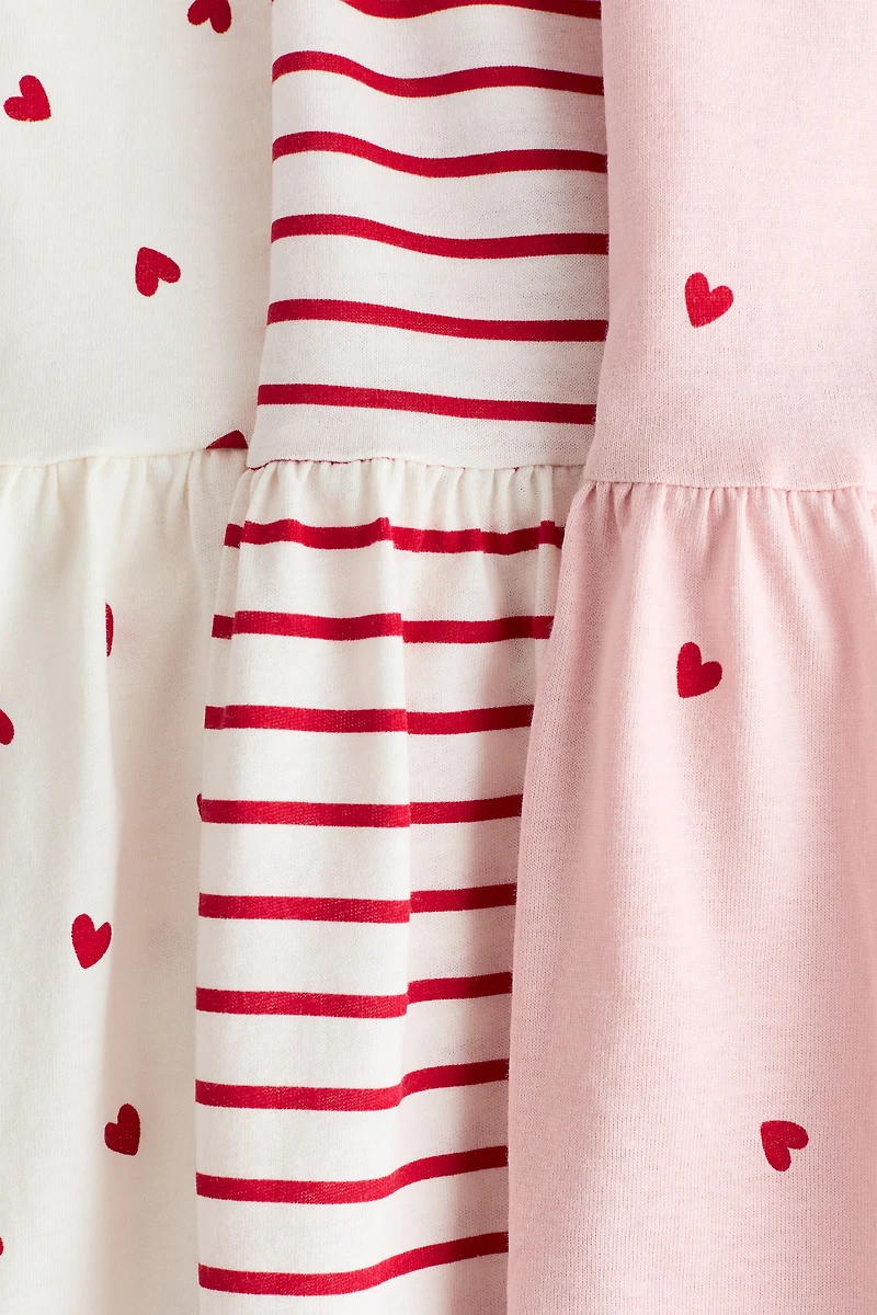 3-pack Printed Cotton Dresses