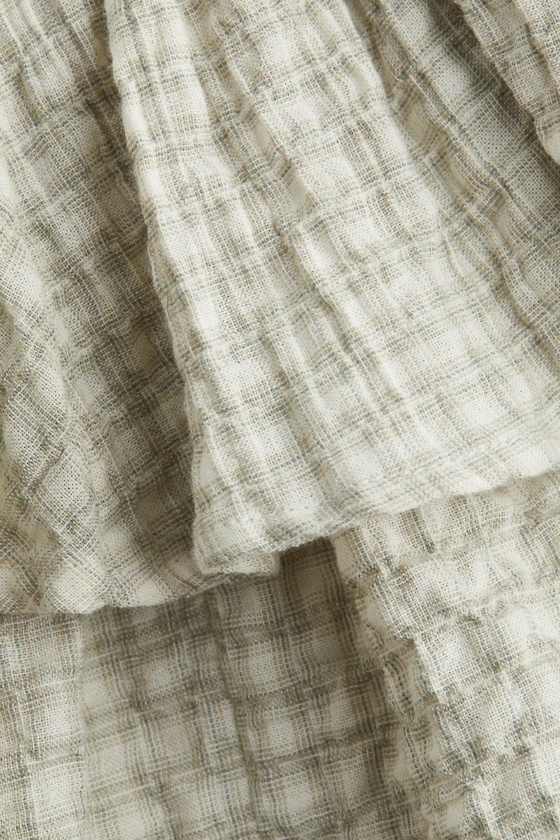 Tiered Drawstring Skirt