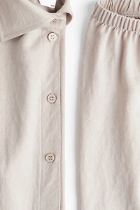 MAMA 2-Piece Shirt and Shorts Set