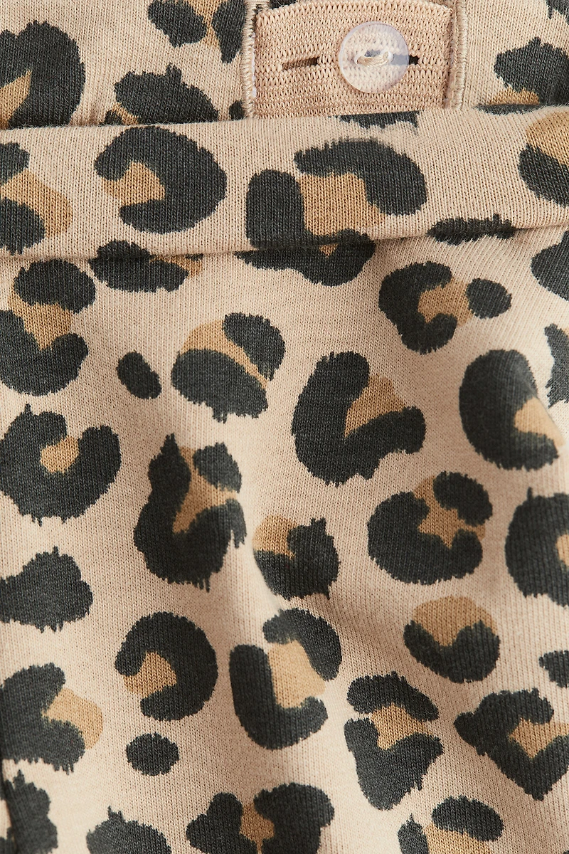 Printed Brushed-Inside Leggings