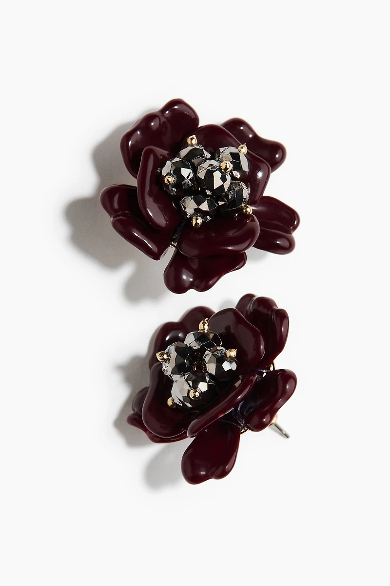 Flower-Shaped Earrings