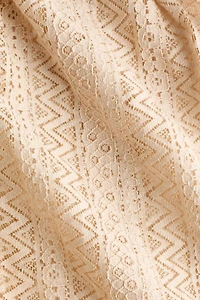 Pantalon en dentelle à cordon de serrage