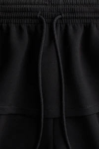 Scuba Pants with Layered Skirt